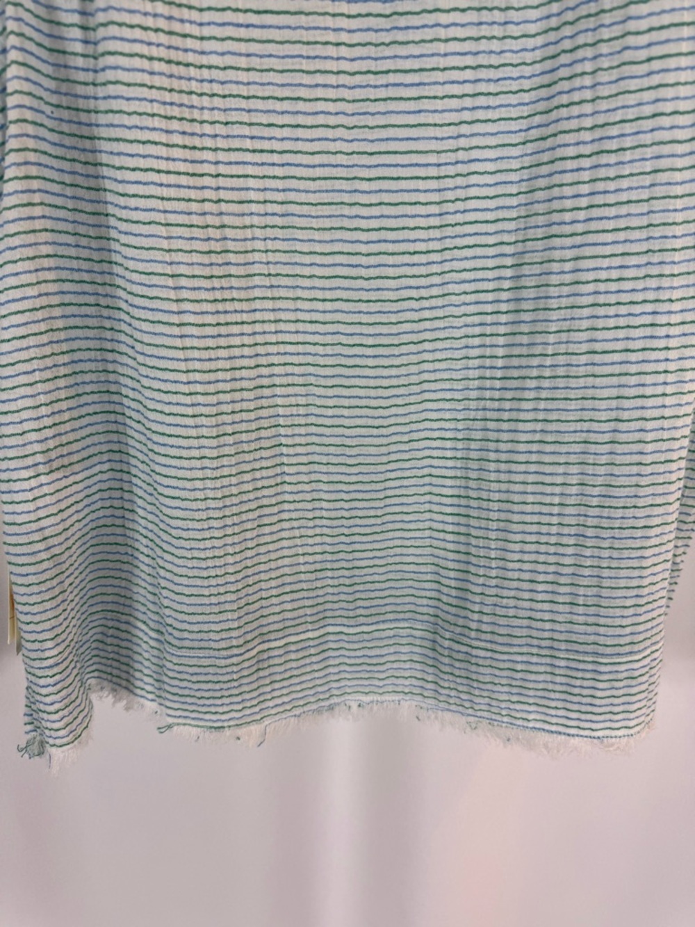 NWT Carve designs Size: M DYLAN TANK Relaxed Fit Tank color: green striped tank - Picture 13 of 15